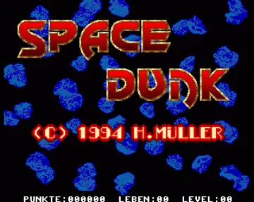 Space Dunk screen shot title